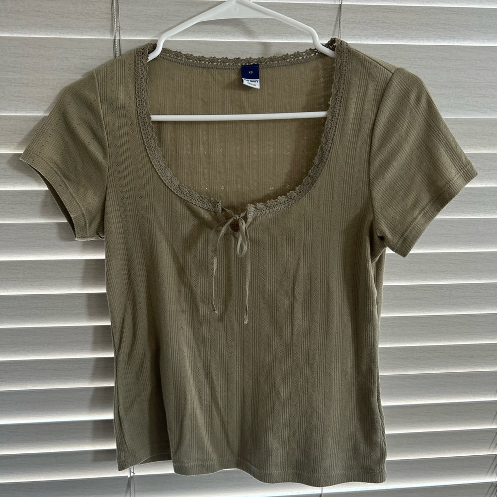 Old Navy Pointelle Top